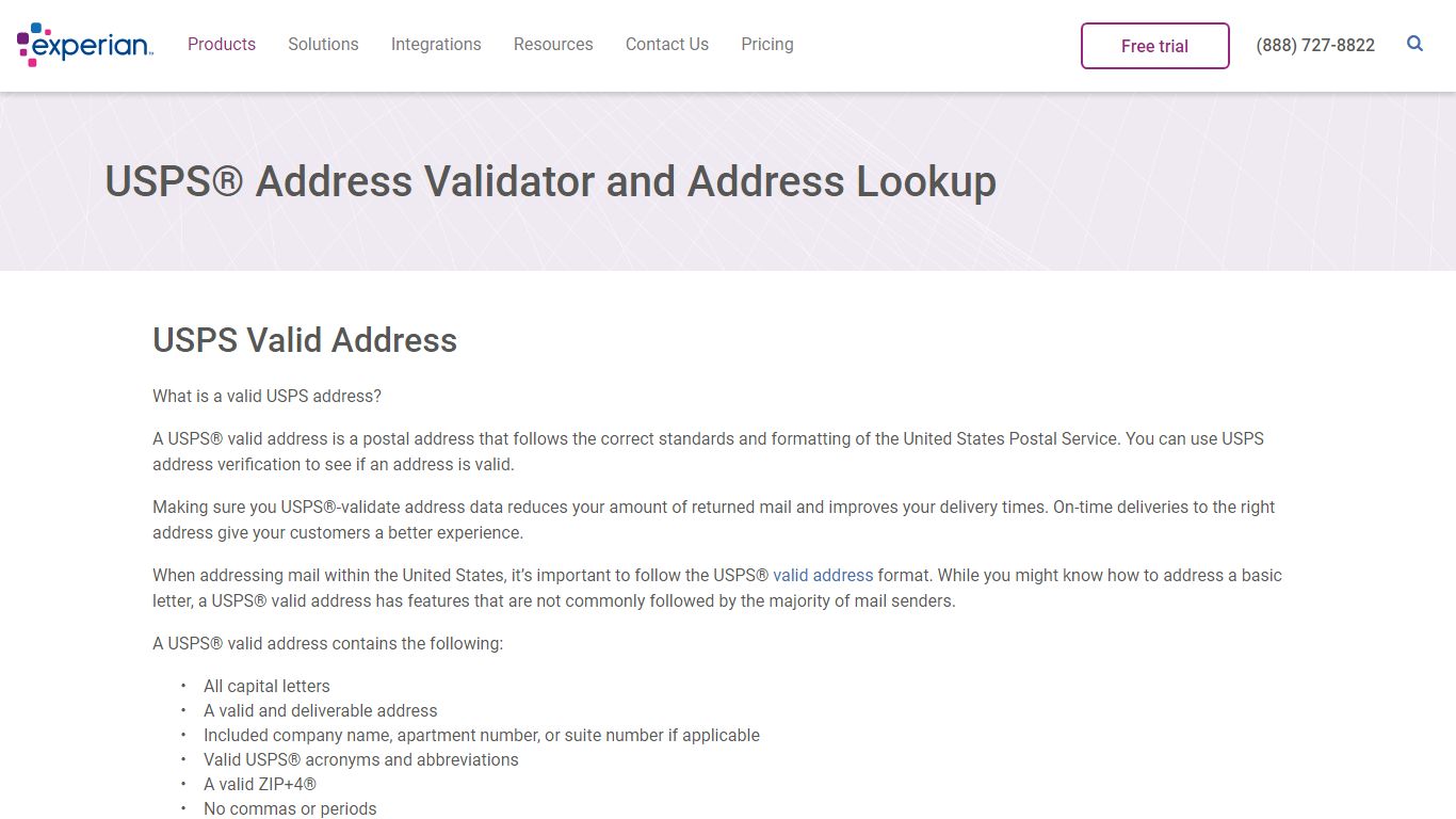 USPS® Address Validator and ZIP Code™ Lookup | Experian